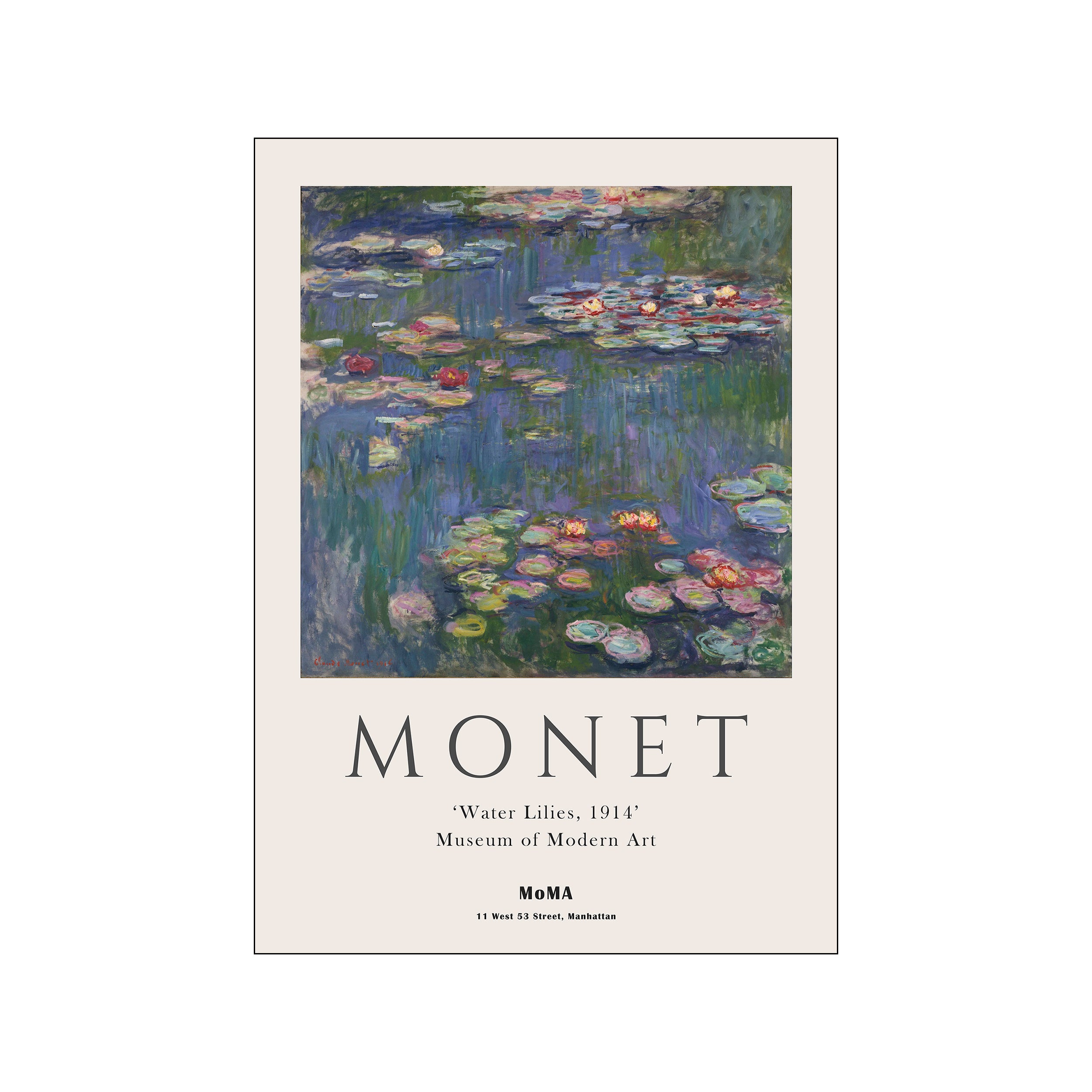 Poster & Frame Claude Monet 3 plakat - Bahne